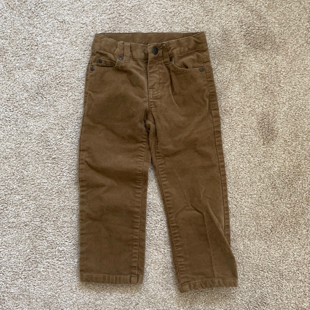 Three 3T brown corduroys.